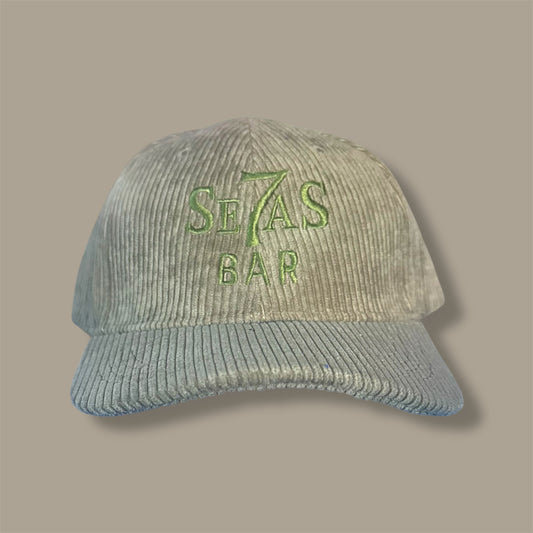 Monochromatic Forest Green Corduroy Hat