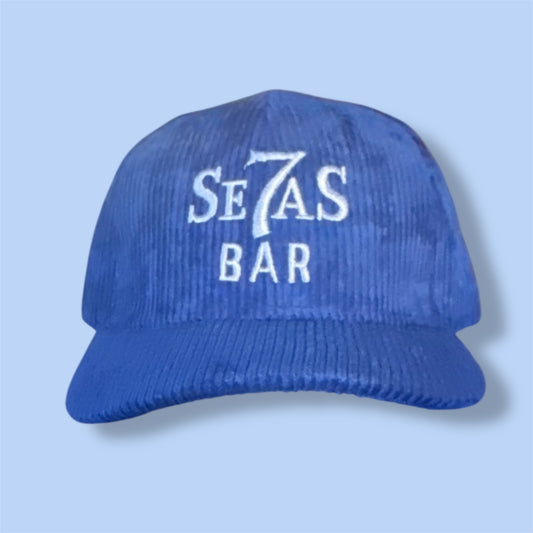 Navy Blue Corduroy Hat