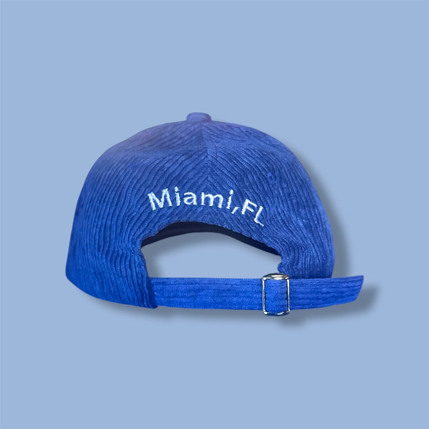 Navy Blue Corduroy Hat